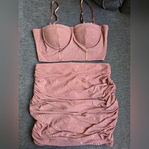 ✨️ Mauve 2 piece skirt set ✨️